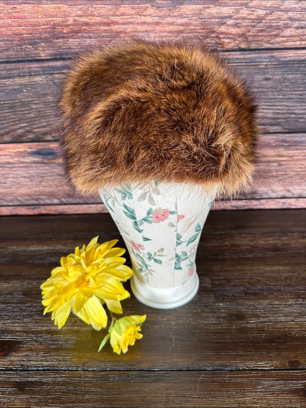Hershleder Vintage Brown Fur Hat